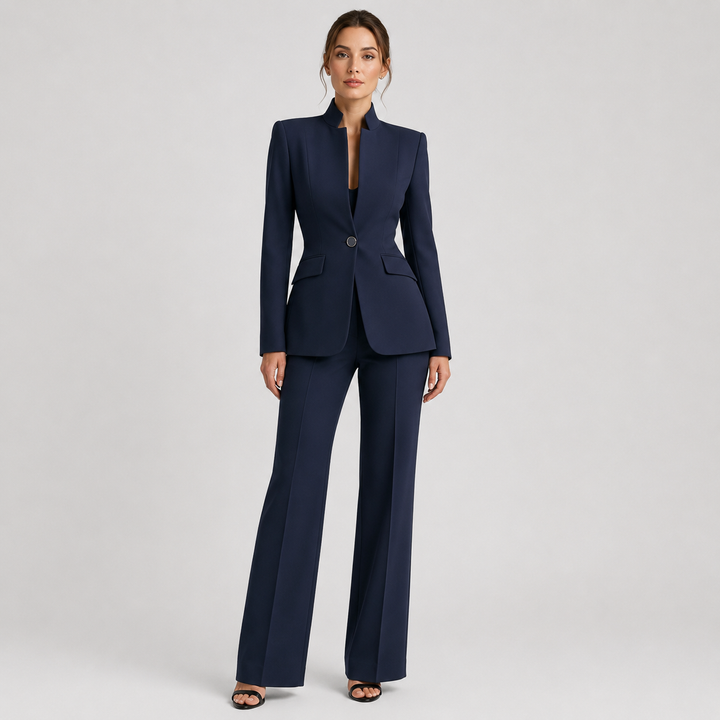 Sofía | Conjunto de Blazer Entallado y Pantalón Recto