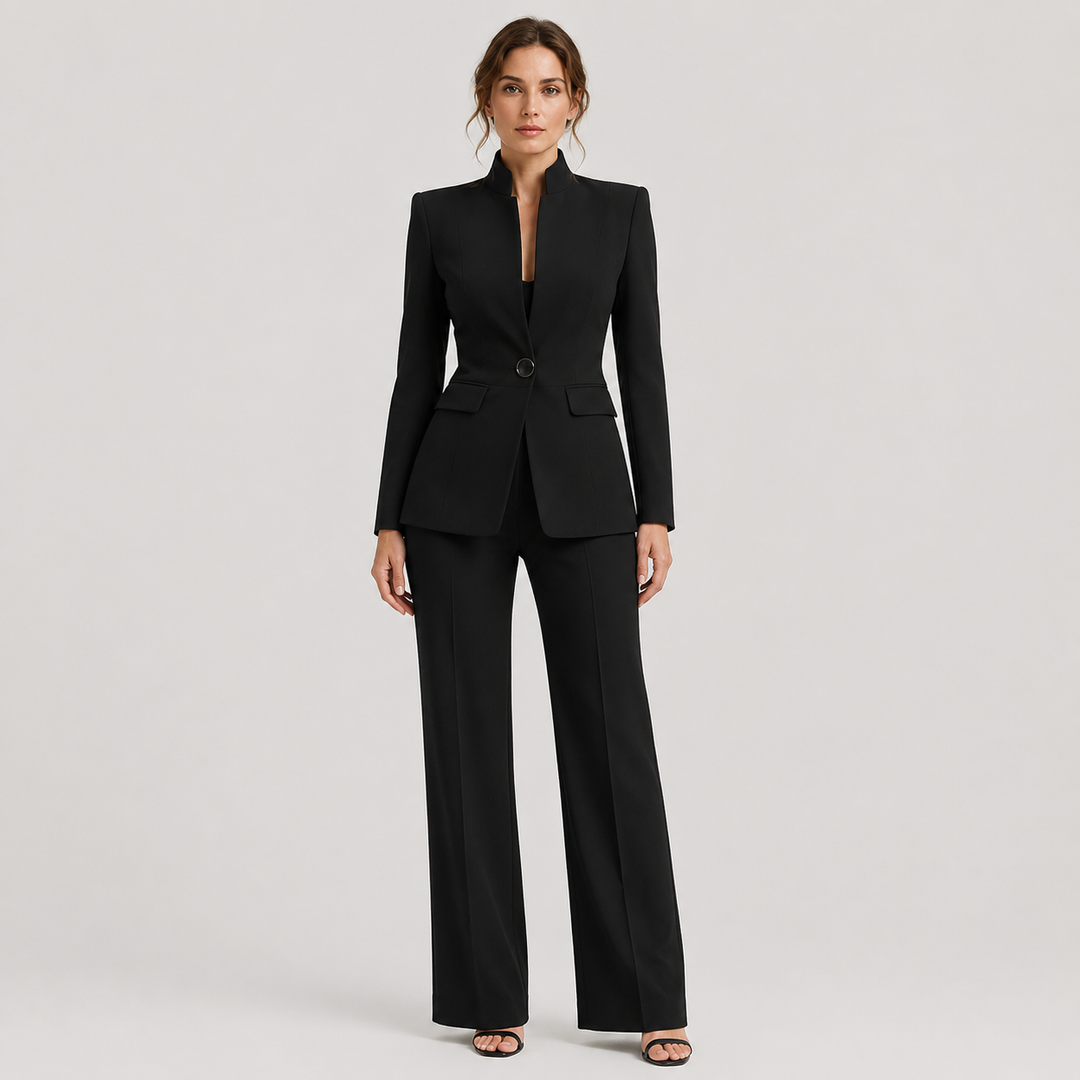 Sofía | Conjunto de Blazer Entallado y Pantalón Recto