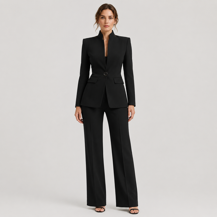 Sofía | Conjunto de Blazer Entallado y Pantalón Recto