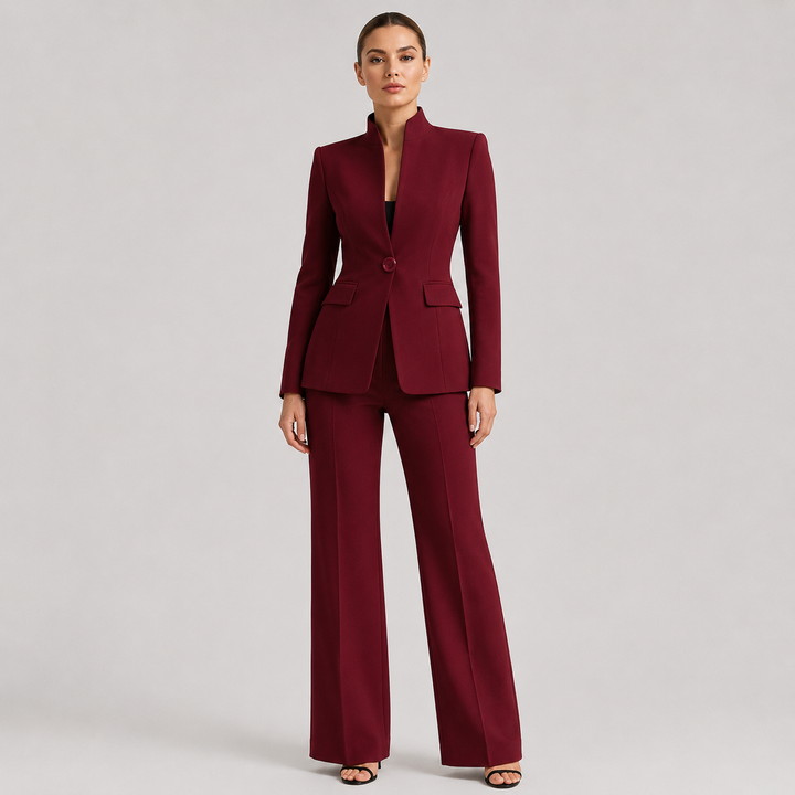 Sofía | Conjunto de Blazer Entallado y Pantalón Recto