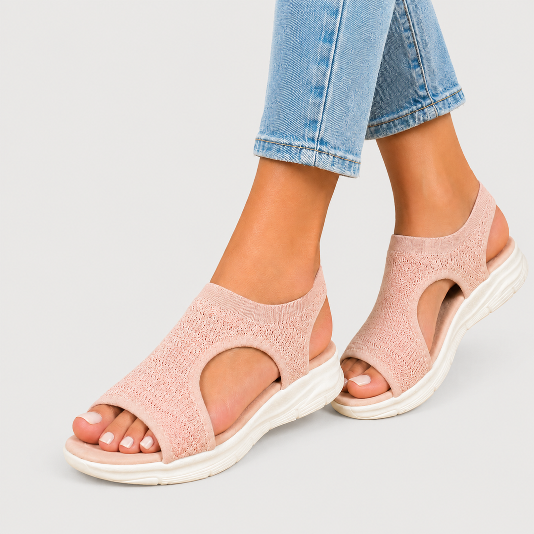 Laura | Sandalias Cómodas con Cuña Ligera