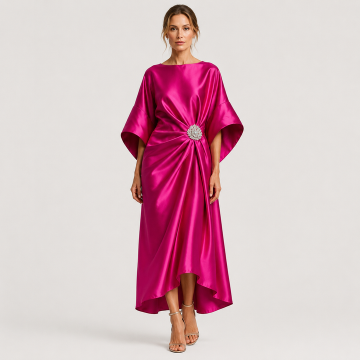 Victoria | Vestido Midi de Fiesta con Manga Amplia