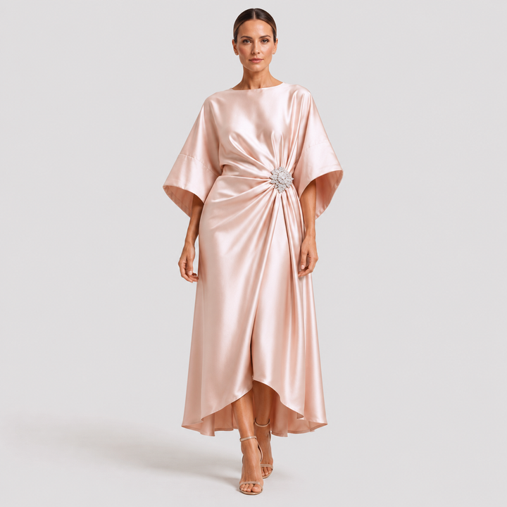 Victoria | Vestido Midi de Fiesta con Manga Amplia
