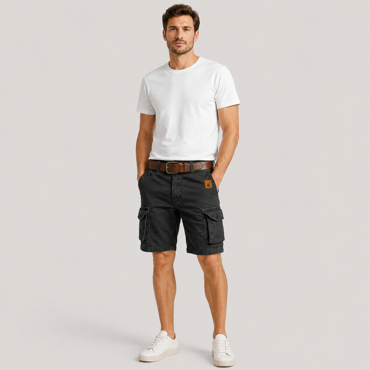 Carlos | Pantalón Corto Cargo de Algodón para Hombre