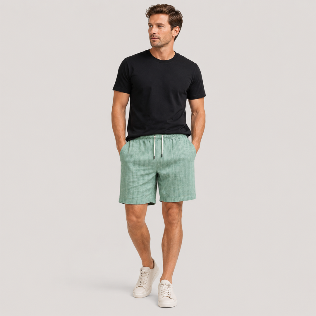 Nicolás | Pantalón Corto Casual con Cintura Elástica