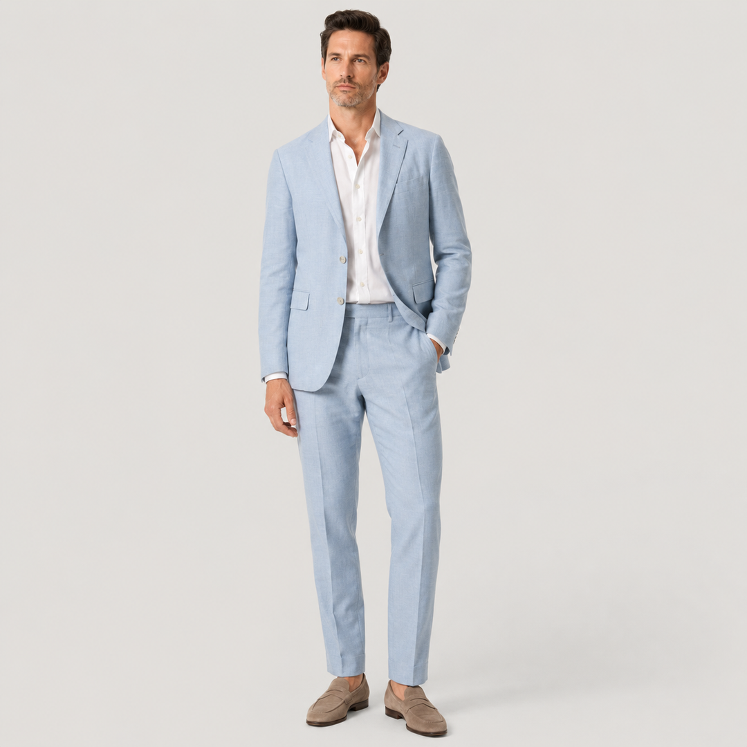 Adrián | Traje de Lino Slim Fit para Hombre