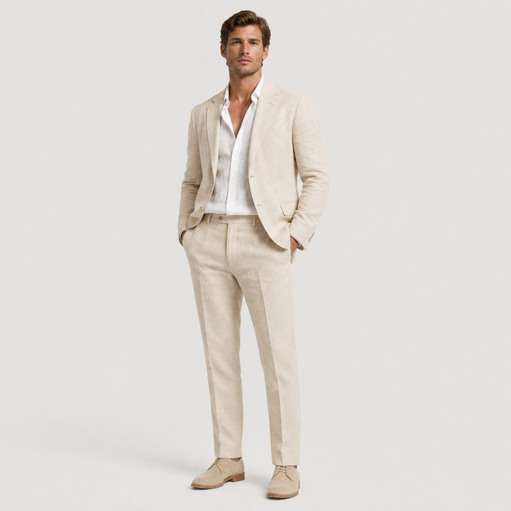 Adrián | Traje de Lino Slim Fit para Hombre