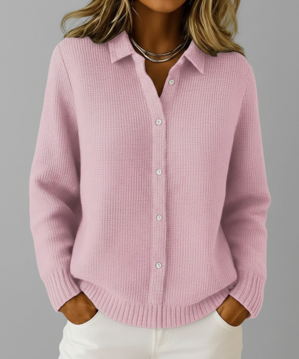 Magdalena | Klasyczny Dzianinowy Kardigan