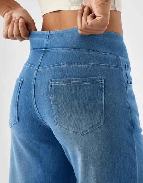Linda™ | Klasyczne jeansy z szeroką nogawką