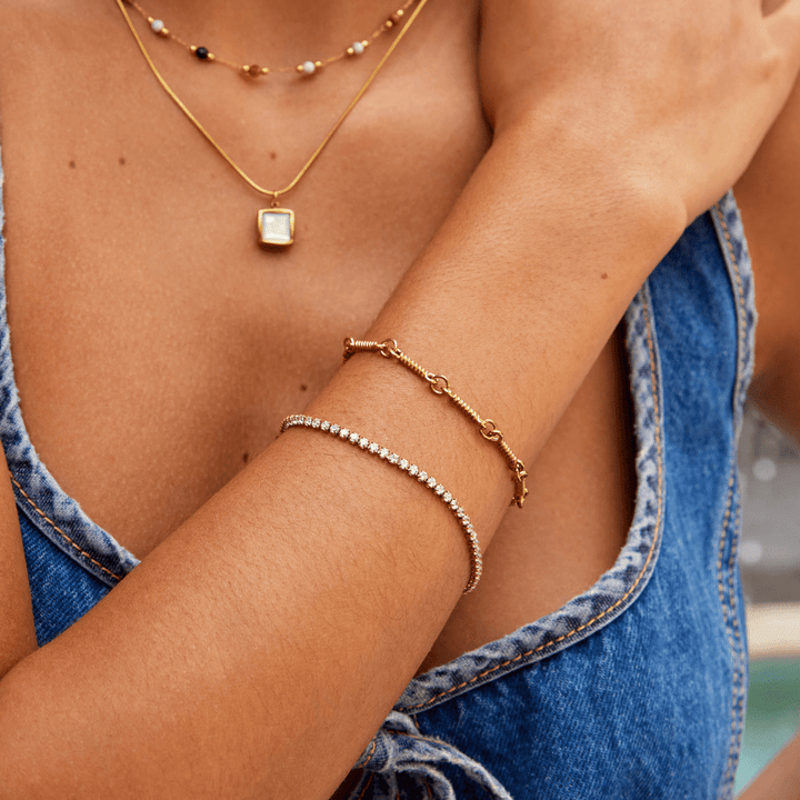 Bransoletka tenisowa Cordelia