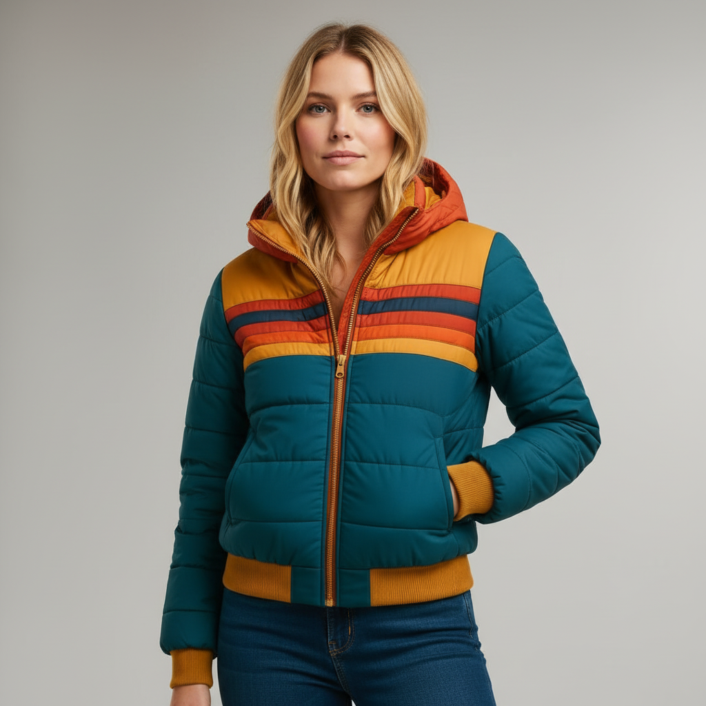 Sophie™ | Retro pikowana kurtka