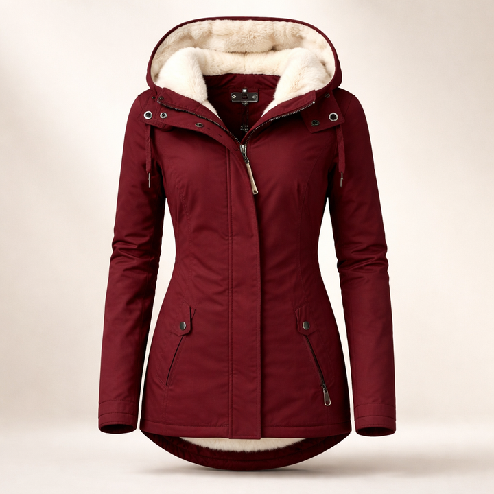 Zofia | Ocieplana Kurtka z Kapturem