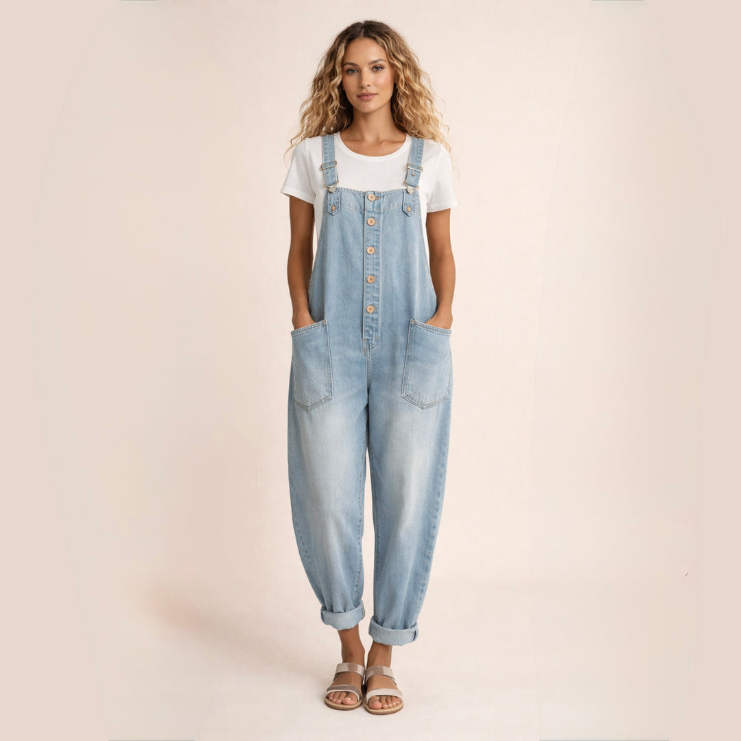 Nina | Casual Denim Ogrodniczki