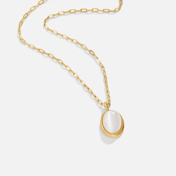 Naszyjnik White Opal